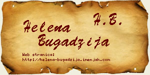 Helena Bugadžija vizit kartica